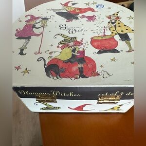 Rosanna “Glamour Witches” Set of 4 Dessert Plates